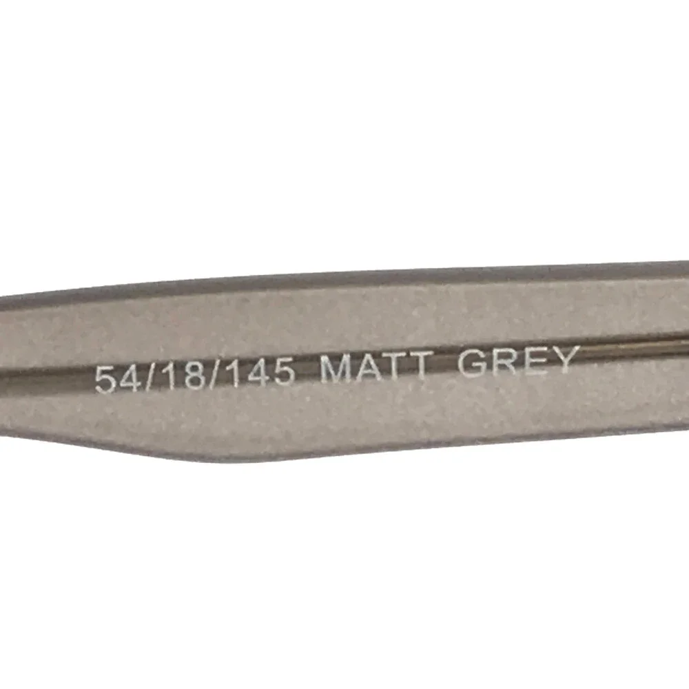 Enhance Eyeglasses Frames 4139 MATT GREY Matte Grey Rectangle Full Rim 54-18-145